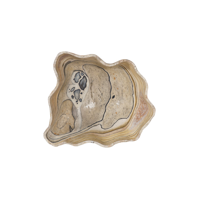 Cast Onyx Bowl, Faux Finish, Large