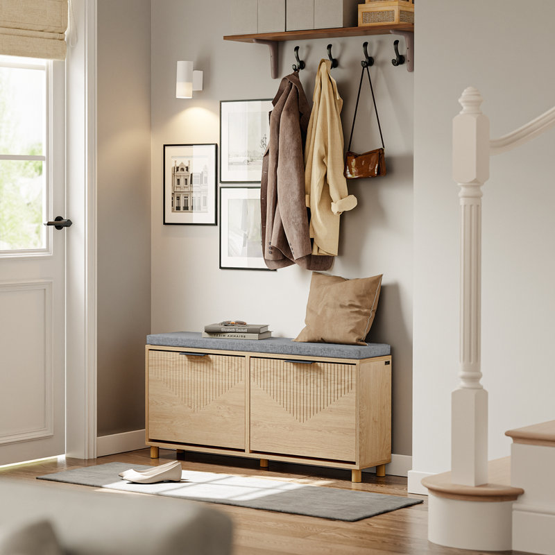 8 Pair Shoe Storage Bench