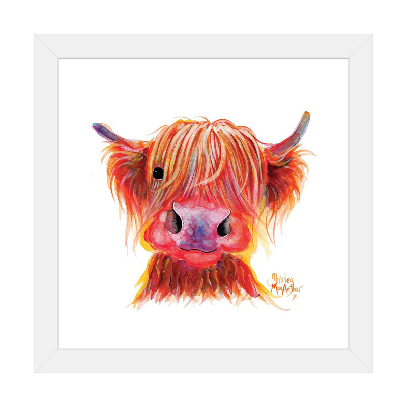 " Chilli Chops " by Shirley Macarthur, White Paper, 16" H x 16" W x 1" D, White