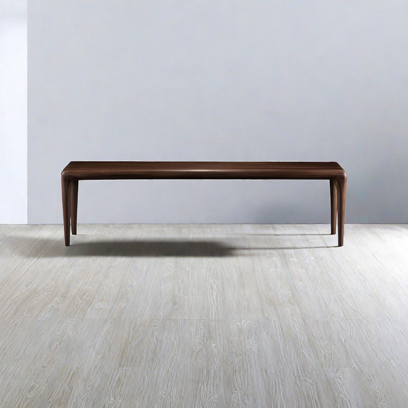 Banc en bois massif Itsumi, H 17,71 po x l 70,86 po x P 15,74 po