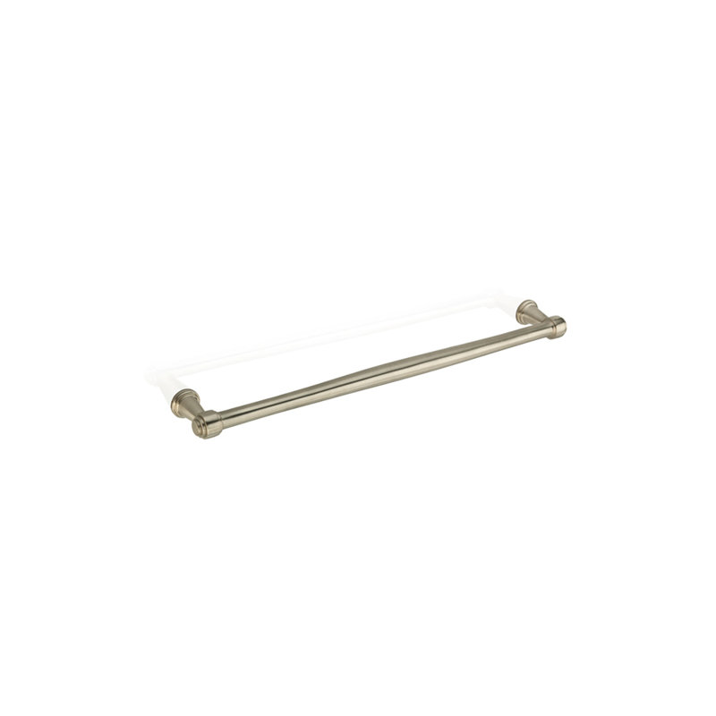 Poignée barre Heritage, Nickel brossé, 6,3 po