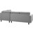 Modway Empress 2 Piece Upholstered Fabric Sectional-598698256-598698262
