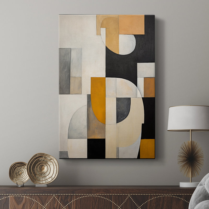 ABSTRACT Series CDXCVII - Cavas enveloppés de galerie, H 36 po x l 24 po