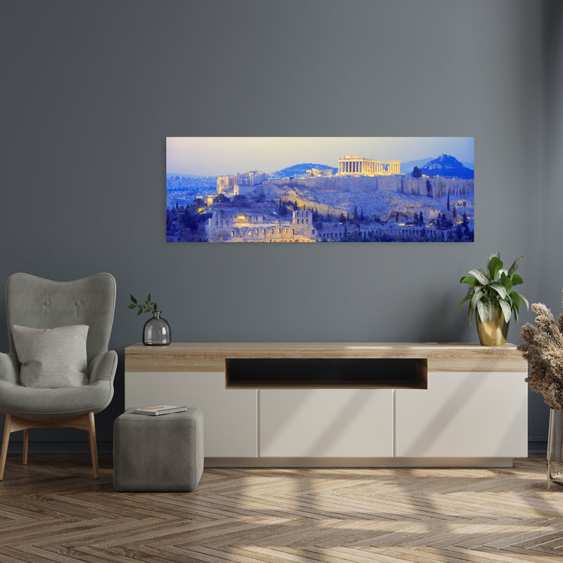 Acropolis Athens Greece by Frank Chmura - Wrapped Canvas Panoramic Print, 40.64 cm H x 121.92 cm W