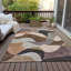 Tapis abstrait intérieur / extérieur lavable à la machine Jacinto ACN2141-888986478