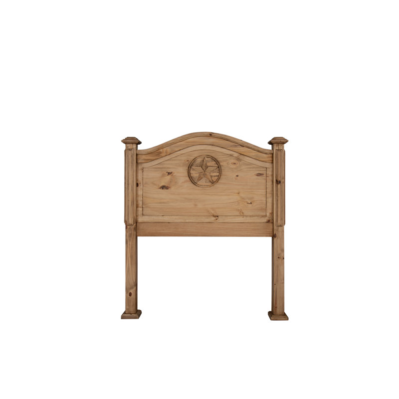 High Plains Honey Pine Solid Wood Headboard