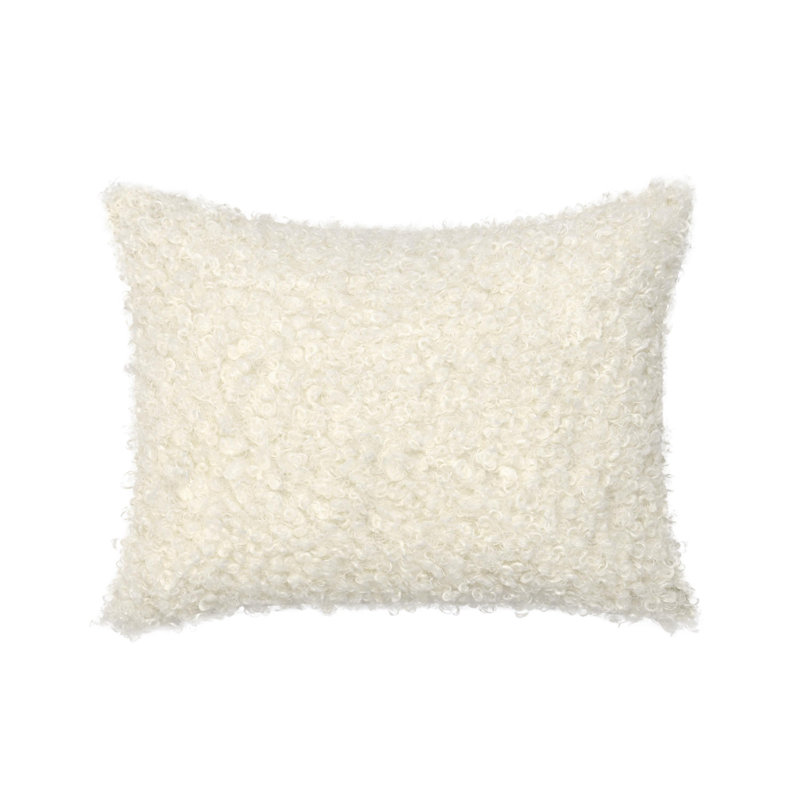 Carters 12x16 Fabric Ivory Throw Pillow, 12"H x 16"W