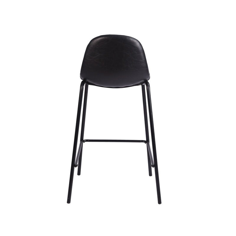 Darby Bar Stool, Counter Stool (24” Seat Height), Black