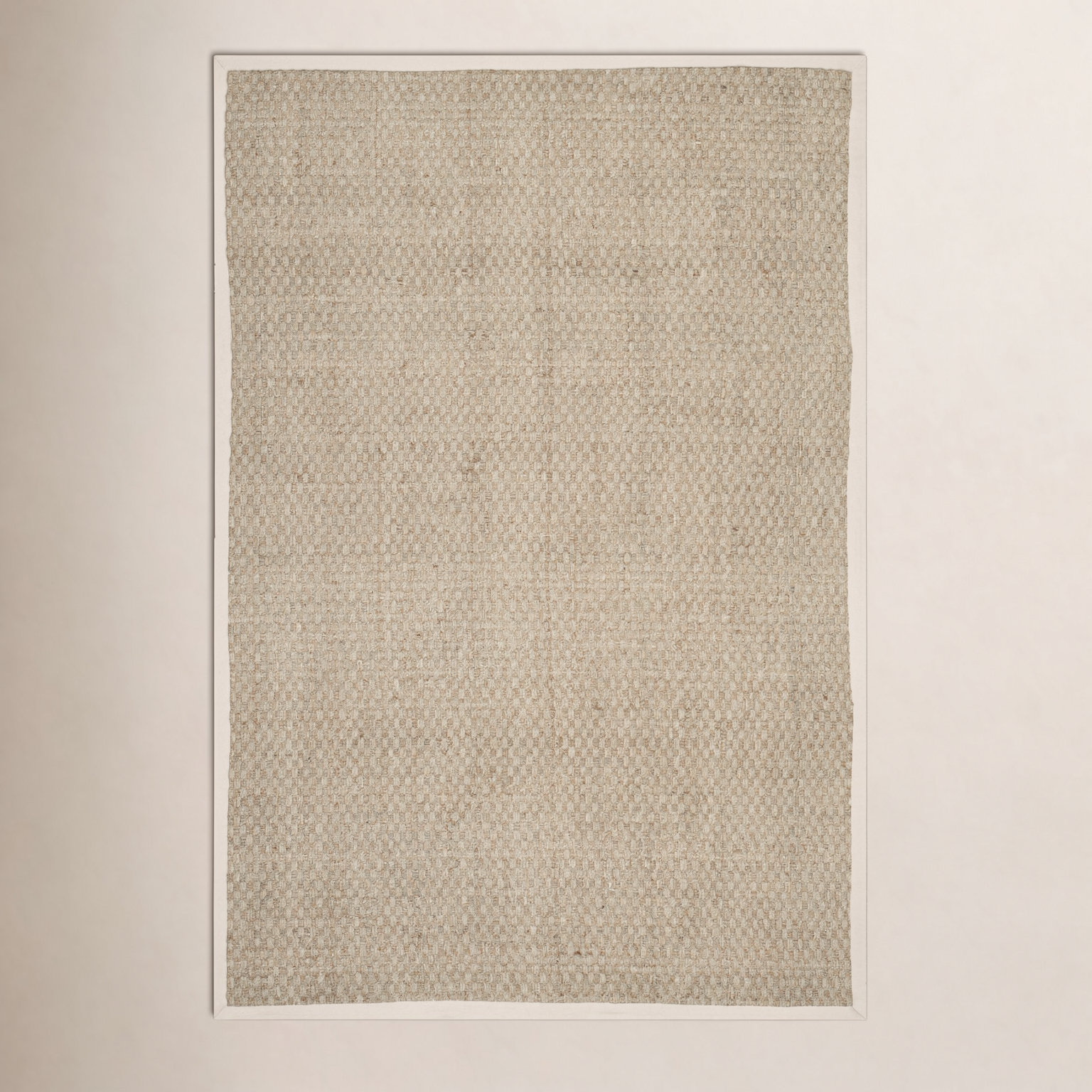 Dollard Natural Ivory Seagrass Rug, Round 10'