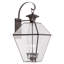 Luminaire suspendu pour lanterne murale d'extérieur 15 po 4Lt avec abat-jour en verre biseauté transparent-101231046