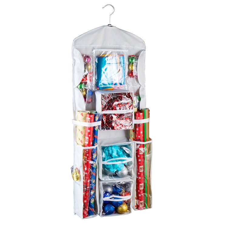 Hanging Gift Wrap Storage Rebrilliant