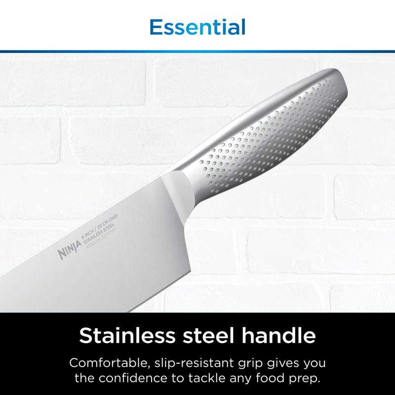 Ninja Ninja NeverDull Essential 12-Piece Stainless Knife System with Built-in Sharpener