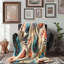 Ikat Boho - couverture de qualité supérieure 1 pièce-102152466