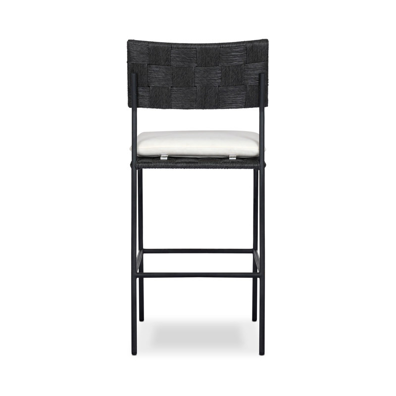 Lima Outdoor Stool-Vintage Coal-Counter, 30"