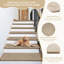 Tapis d'escalier antidérapant Bullnose (ensemble de 14)-152769364