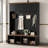 59" W Farmhouse Hall Tree with Bench & Storage – 4-in-1 Entryway Organizer with 4 Top Cabinets, 4 Open Bottom Cubbies & Coat Hooks – Wood-Grain Accent for Hallway, Mudroom, Living Room – Anti-Tip Safety-129519740