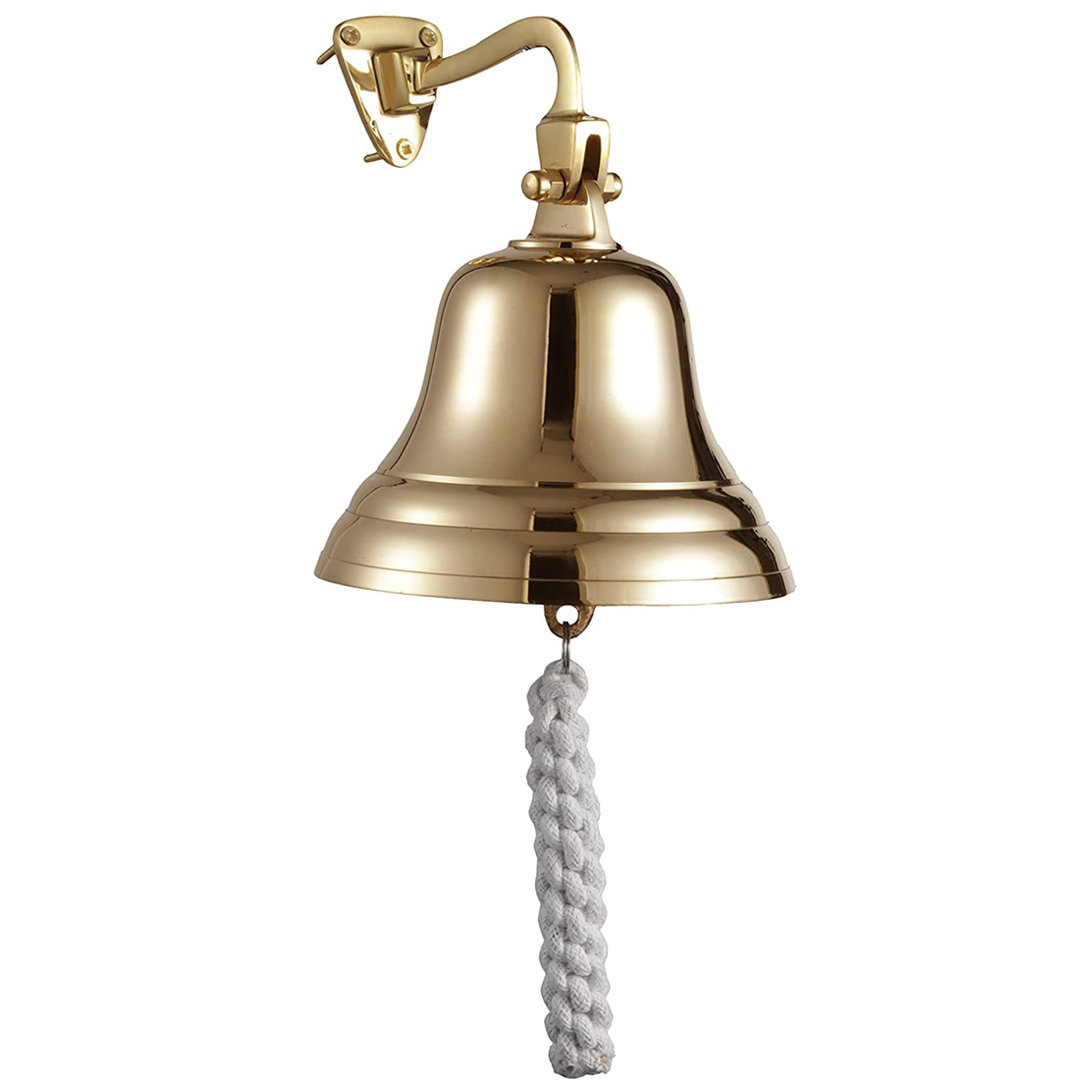 Last Orders Bell Wall Mounted Nautical Themed Brass Ship Bell Hanging Doorbell Home Bar Accessories
