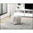 Modern Square Pouf In Jacquard Fabric, Non-Slip Ottoman, Comfortable Footstool And Bean Bag Chair, 1Pc Sitting Pouf