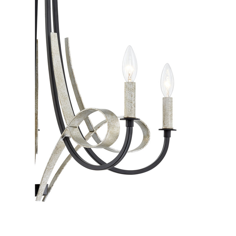 Lustre à plusieurs niveaux avec style bougie 5 lumières Nadel