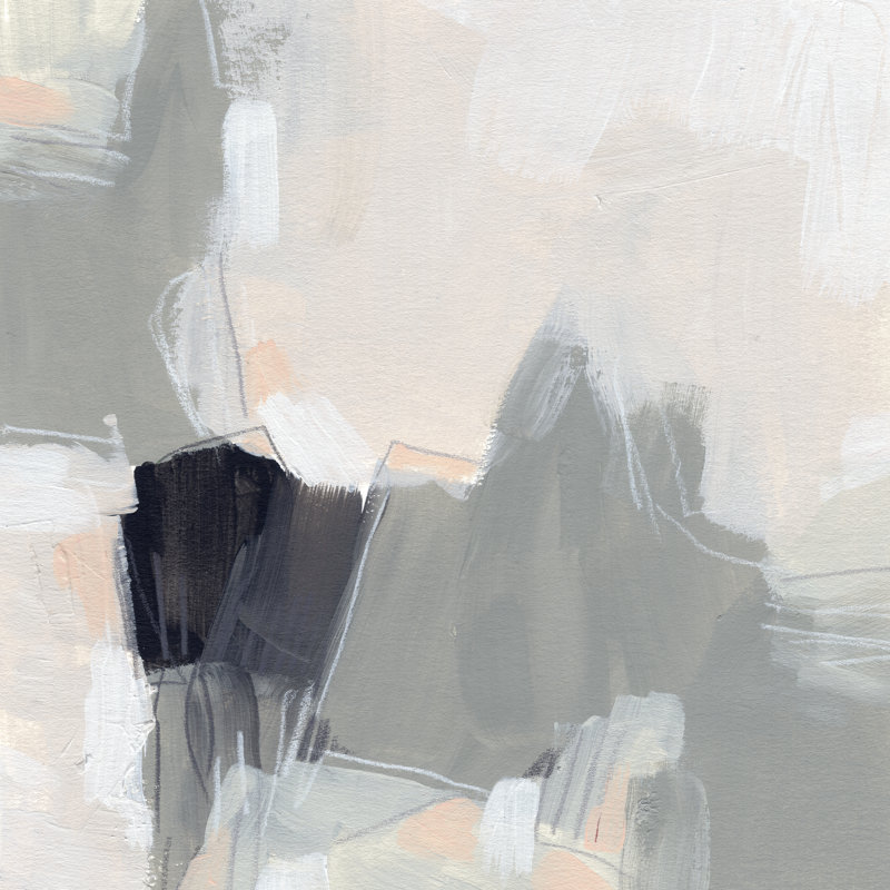 Neutral Echo I by June Erica Vess - Wrapped Canvas Painting, 91cm H x 91cm W