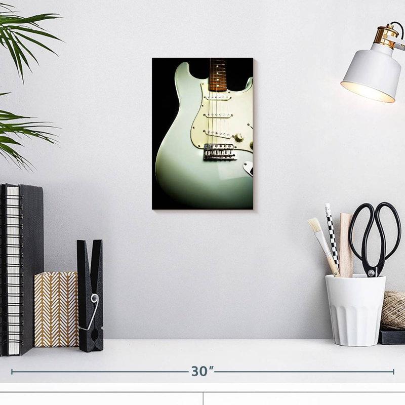 Guitare Abarca Pearly Rock, H 12 po x l 8 po