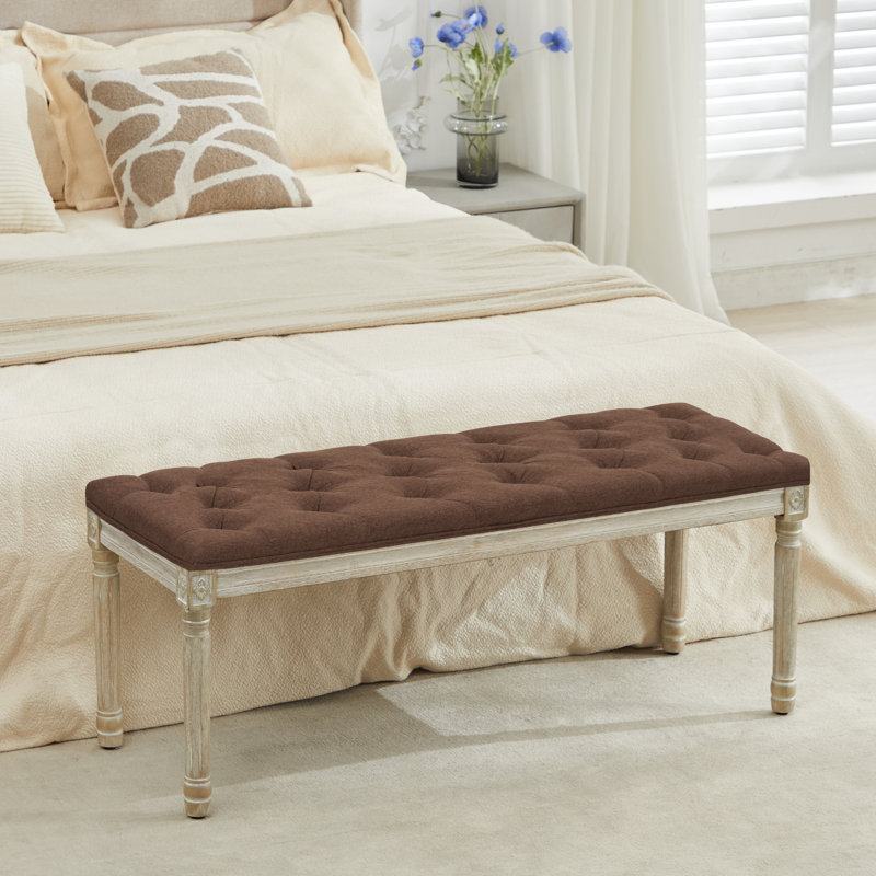 Boswick Bench, Brown, 43.9"
