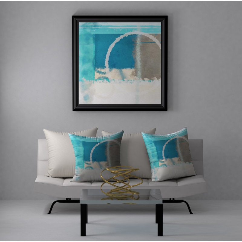 Housse de coussin décoratif carrée à prise rapide, 20 po x 20 po