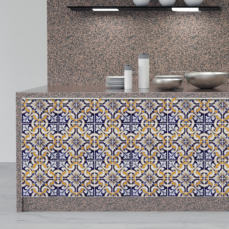 Abstract Non-Wall Damaging Tile Decals