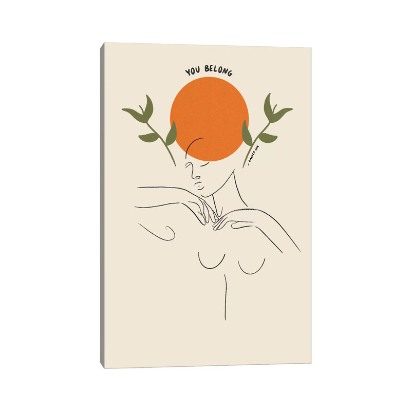 You Belong by Danica Gim - Print on Canvas, Wrapped Canvas, 66.04cm H x 45.72cm W x 1.91cm D