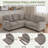 L-shaped Sectional Sofa With Storage Seat, Usb And Cup Holders-1272077480