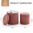Upholstered Storage Ottoman Set Of 2-403586286