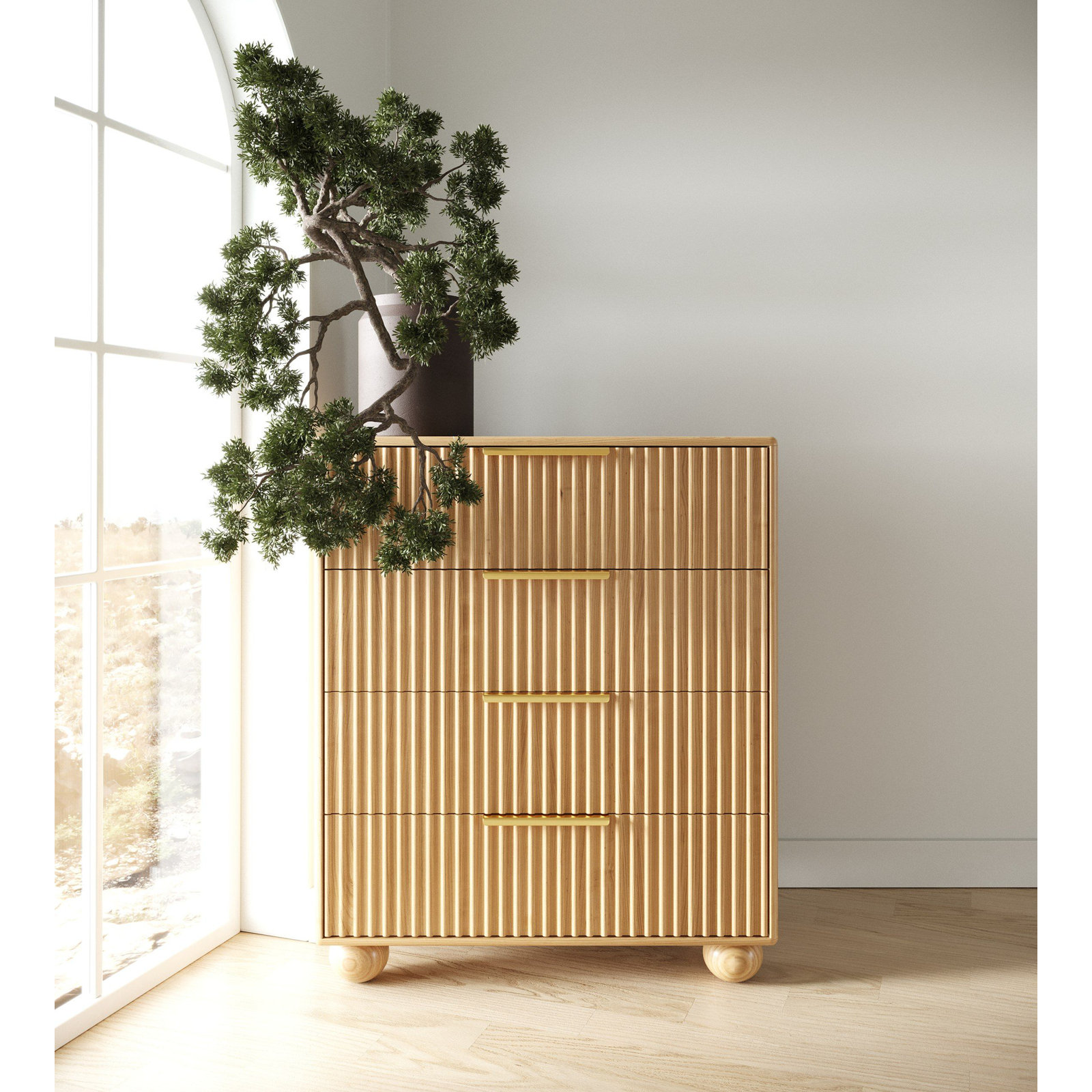 Camila 38" Oak Dresser