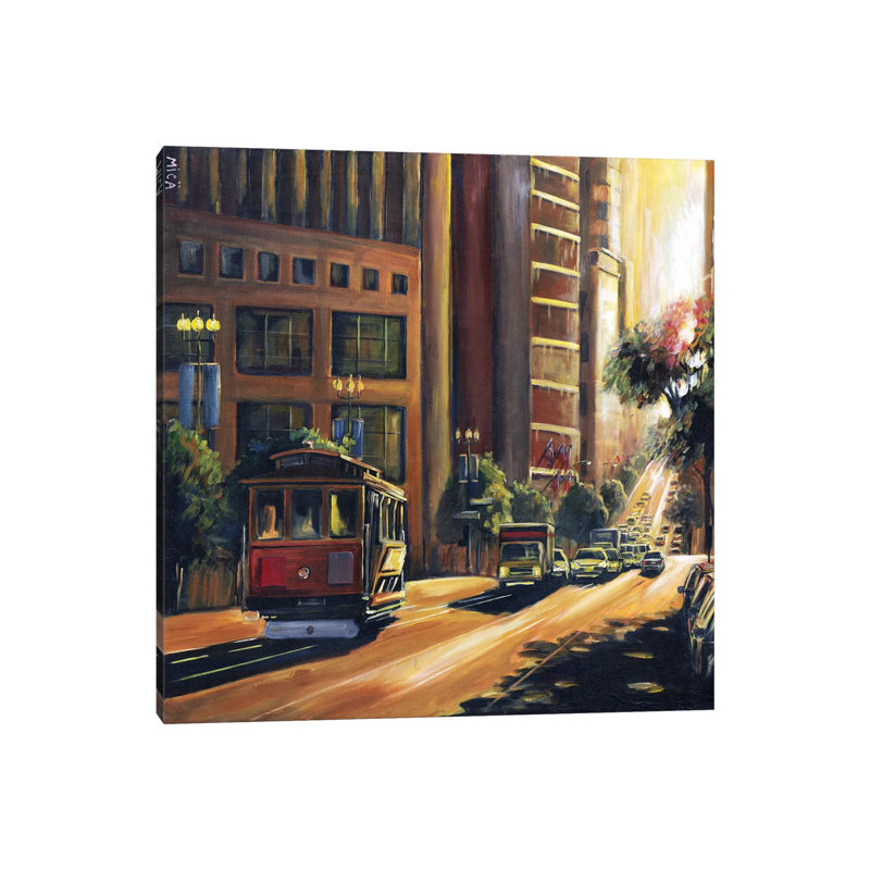Ray Of Light by Mica - Wrapped Canvas Painting, 30.48 cm H x 30.48 cm W
