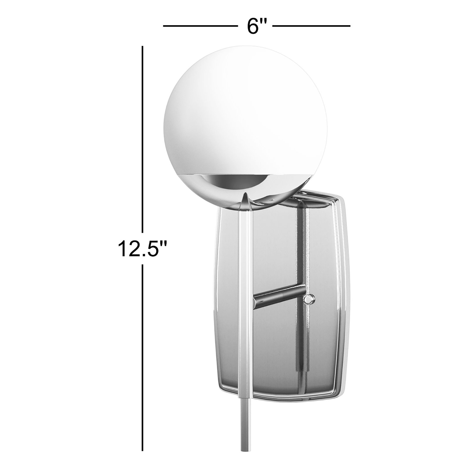Colford Single Light Wallchiere, Brass