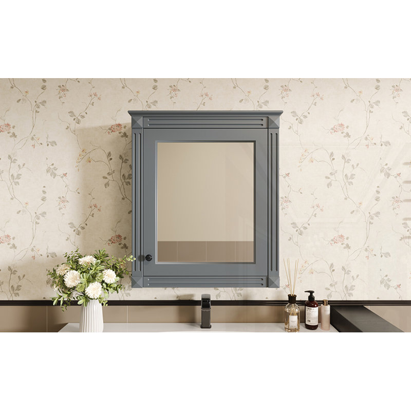 Armoire de rangement murale pour pharmacie, Gris