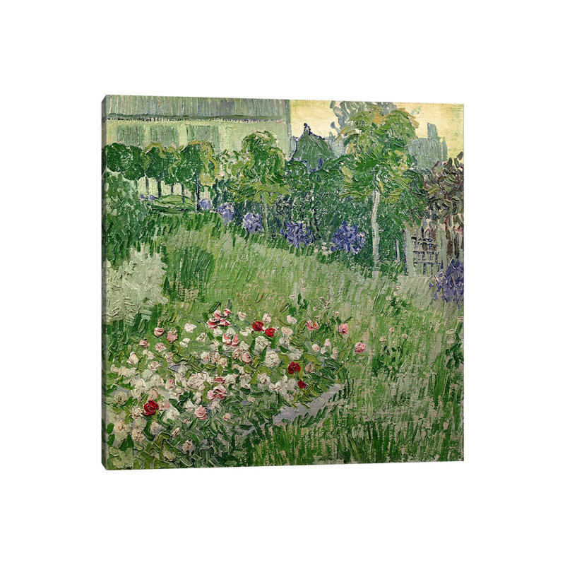 Jardin de Daubigny, 1890 - Giclée sur toile tendue avec châssis, H 37 po x l 37 po