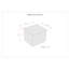 Fredrik - Pouf carré - noir-267916645