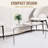 Coffee Table, 39"Acrylic  Long Rectangle Tea Table , Clear