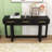 Wood Console Table with Three Drawers-739176292