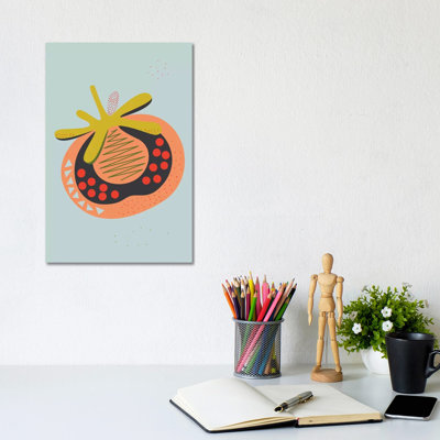 Tomato by Flatowl - Wrapped Canvas Gallery-Wrapped Canvas Giclée