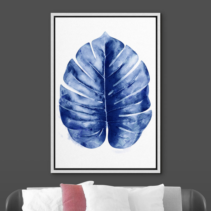 Peinture sur toile, cadre flottant, H 16 po x l 24 po x P 1,5 po, Blanc