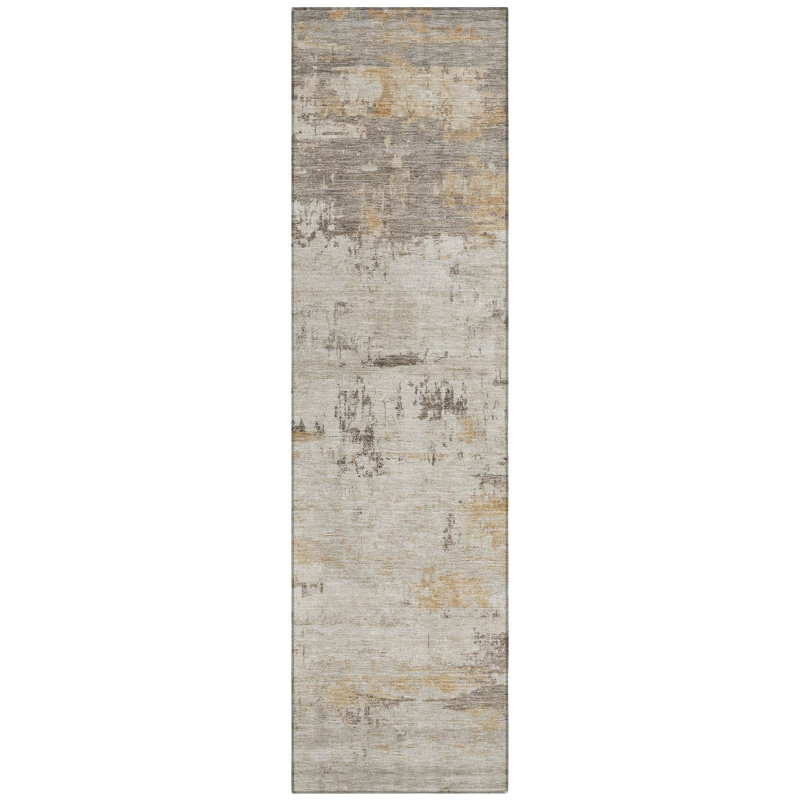 Machine Washable Indoor/Outdoor Jacinto ACN2145 Abstract Rug, Runner 2'3" x 7'6"