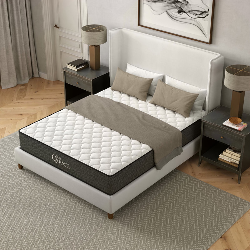Napqueen Victoria Cooling Gel Hybrid Mattress, Certipur-US Certified, 10", Queen