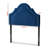 Iridium Nail Head Trim Twin Navy Velvet Upholstered Headboard, 56.12" H X 39.01" W X 2.13" D-254773809-254773821