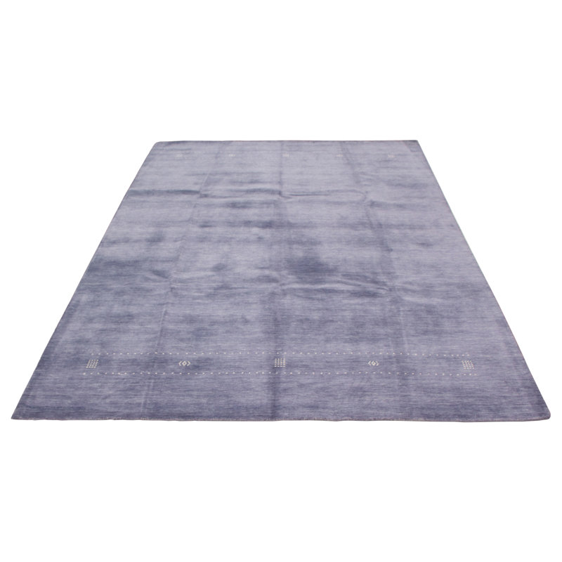 Tapis bleu clair Humaira Gabbeh 9 pi 2 po x 12 pi 0 po