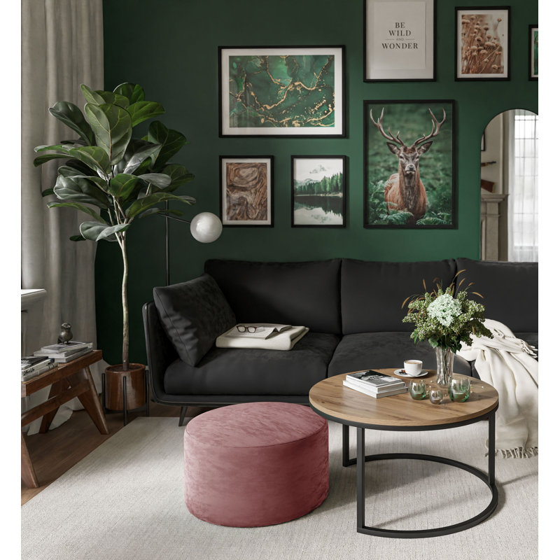 Guluzar Frame Coffee Table, Wotan Oak
