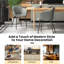 44cm H Polyester Blend Upholstered Metal Armchair-93548321