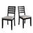 Ocossio 4-Person Solid Wood Dining Set-513650790