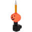 Veilleuse 6,5 "à bulles d'Halloween Jack-O-Lantern
