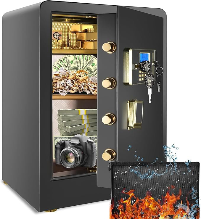 GAINESVILLE DISCOUNT FURNITURE INC Tirelire moyen avec coffre à serrure